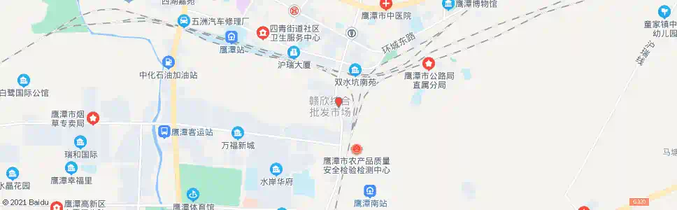 鹰潭干鲜果市场_公交站地图_鹰潭公交_妙搜公交查询2025