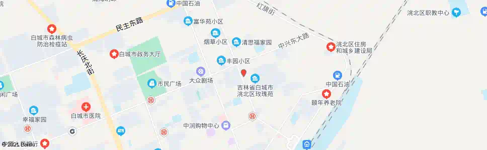 白城丹顶鹤市场_公交站地图_白城公交_妙搜公交查询2025