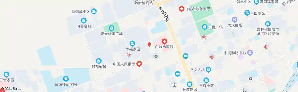 白城瑞光小学_公交站地图_白城公交_妙搜公交查询2025