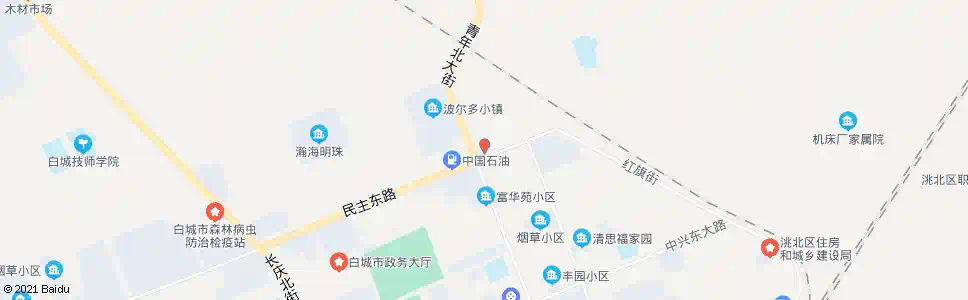 白城洮北区法院_公交站地图_白城公交_妙搜公交查询2025