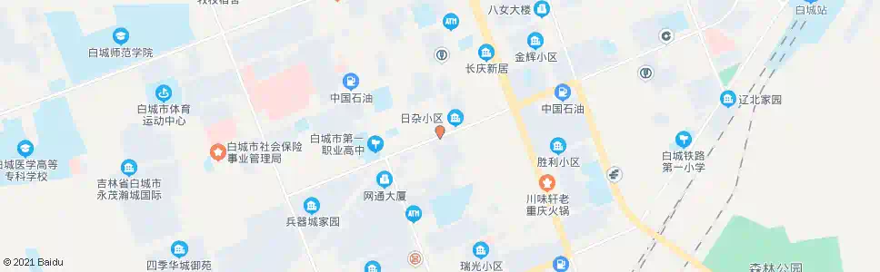 白城一中_公交站地图_白城公交_妙搜公交查询2025