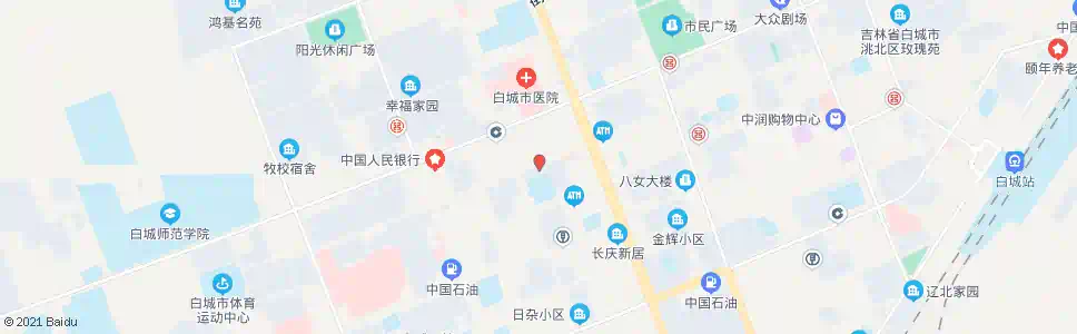 白城文化小学北门_公交站地图_白城公交_妙搜公交查询2025