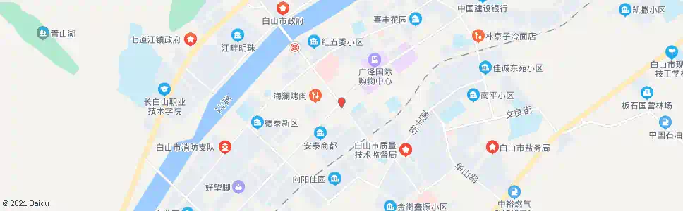 白山前道百货_公交站地图_白山公交_妙搜公交查询2025