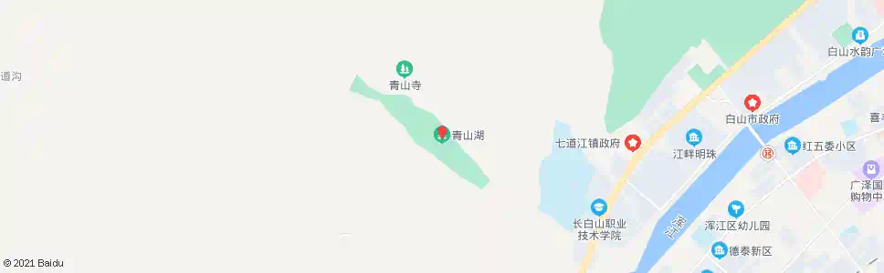 白山青山湖_公交站地图_白山公交_妙搜公交查询2025