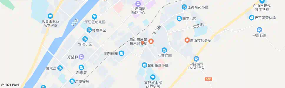 白山电大_公交站地图_白山公交_妙搜公交查询2025