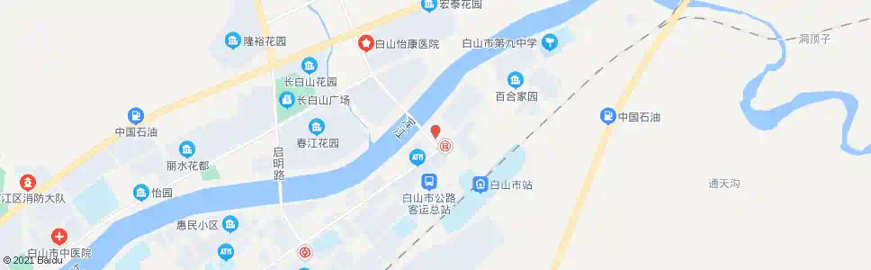 白山山货市场_公交站地图_白山公交_妙搜公交查询2025