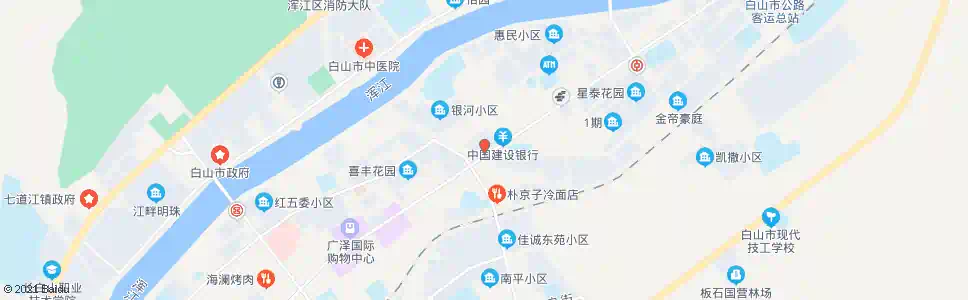 白山市建公司_公交站地图_白山公交_妙搜公交查询2025