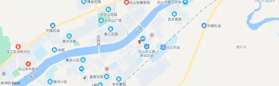 白山同心园_公交站地图_白山公交_妙搜公交查询2025