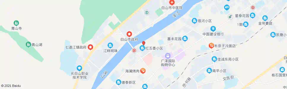 白山人才市场_公交站地图_白山公交_妙搜公交查询2025