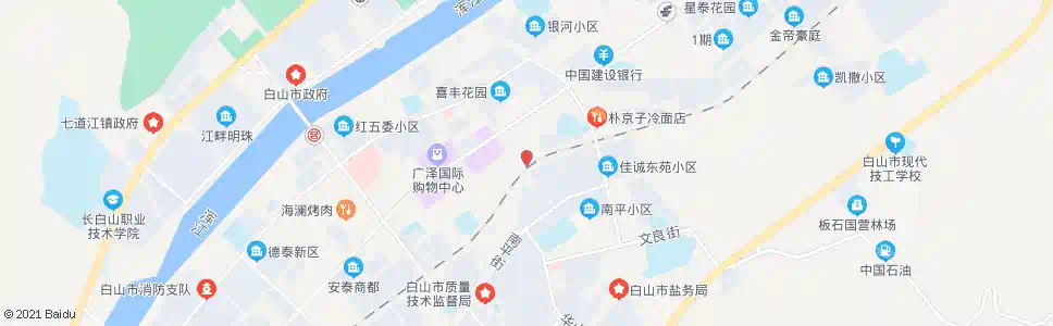 白山贸易城_公交站地图_白山公交_妙搜公交查询2025
