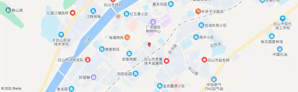 白山通煤大厦_公交站地图_白山公交_妙搜公交查询2025