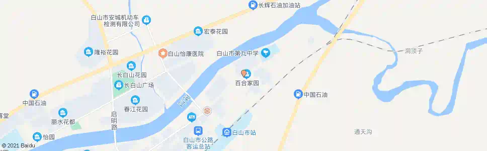 白山河口医院_公交站地图_白山公交_妙搜公交查询2025