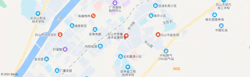 白山南平广场_公交站地图_白山公交_妙搜公交查询2025