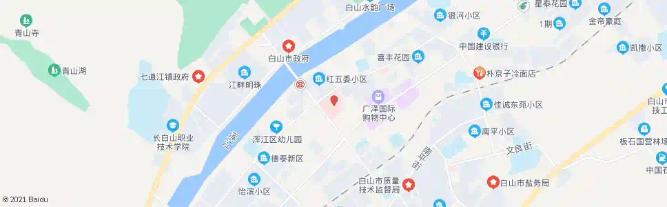 白山市医院_公交站地图_白山公交_妙搜公交查询2025