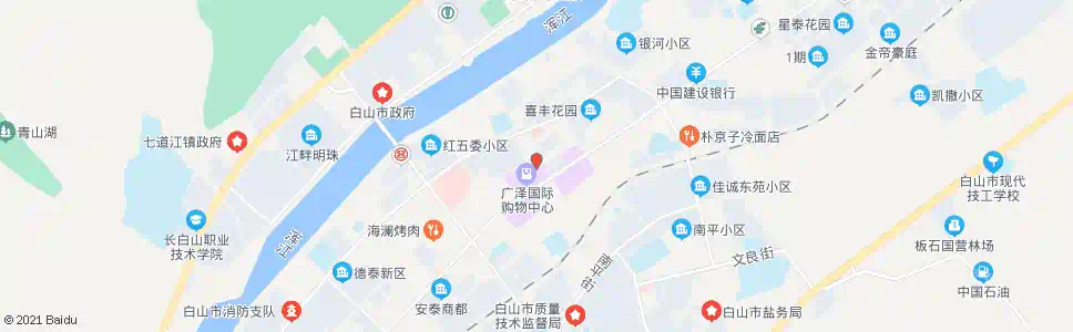 白山东西苑_公交站地图_白山公交_妙搜公交查询2025