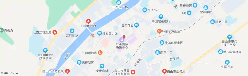 白山后道百货_公交站地图_白山公交_妙搜公交查询2025