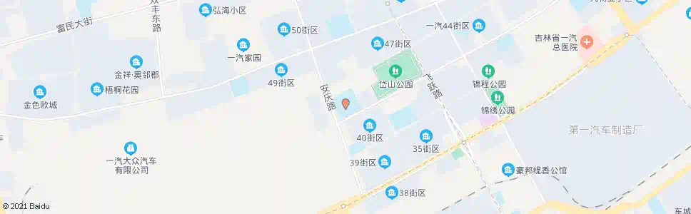 长春安庆路_公交站地图_长春公交_妙搜公交查询2025