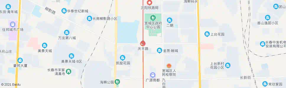 长春庆丰路站_公交站地图_长春公交_妙搜公交查询2025