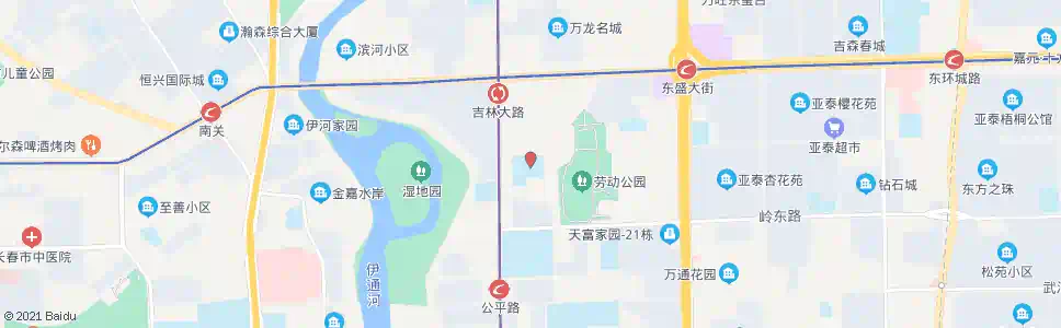 长春五十二中_公交站地图_长春公交_妙搜公交查询2025
