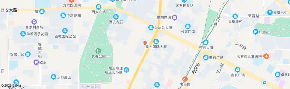 长春春城游泳馆_公交站地图_长春公交_妙搜公交查询2025