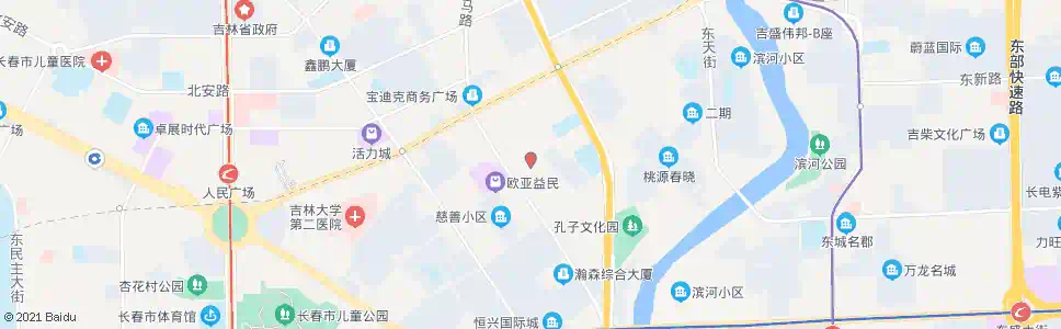 长春东四道街_公交站地图_长春公交_妙搜公交查询2025