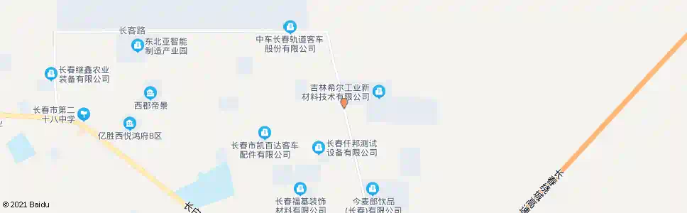 长春金麦街_公交站地图_长春公交_妙搜公交查询2025