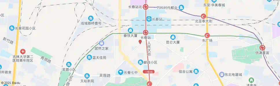 长春长春站汉口大街_公交站地图_长春公交_妙搜公交查询2025