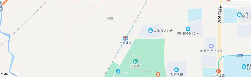 长春一间堡_公交站地图_长春公交_妙搜公交查询2025