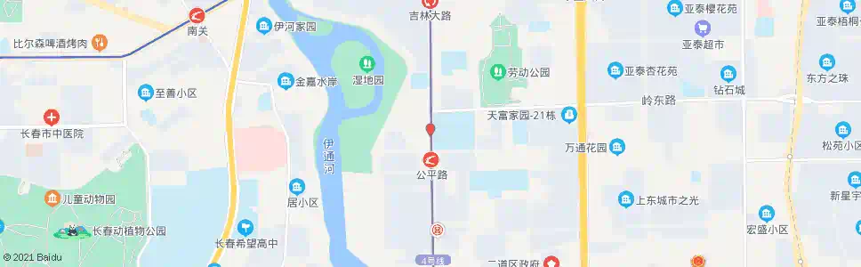 长春临河街_公交站地图_长春公交_妙搜公交查询2025