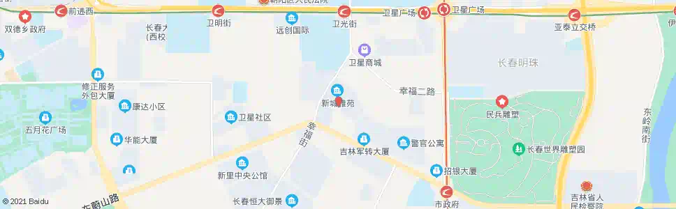 长春南环路(幸福派出所)_公交站地图_长春公交_妙搜公交查询2025