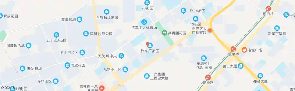 长春一汽文化宫_公交站地图_长春公交_妙搜公交查询2025