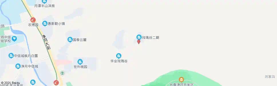 长春玫瑰谷_公交站地图_长春公交_妙搜公交查询2025