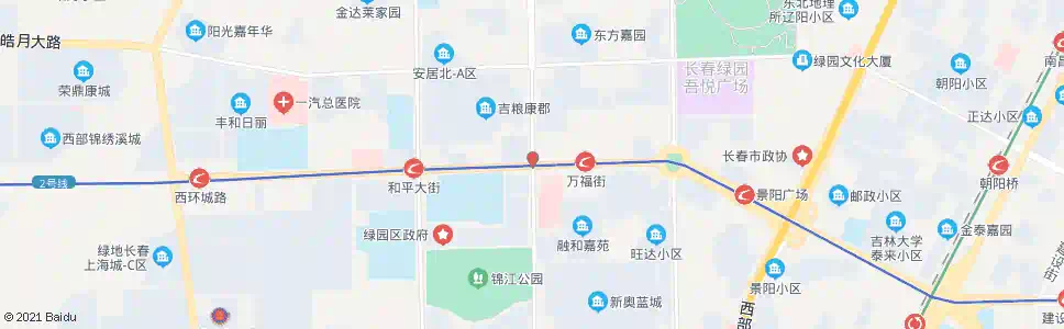长春春城大街(景阳大路)_公交站地图_长春公交_妙搜公交查询2025