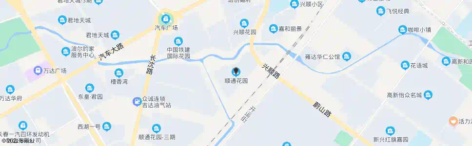 长春顺通花园一期_公交站地图_长春公交_妙搜公交查询2025