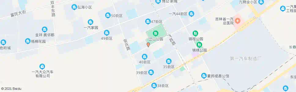 长春创业大街(安顺路)_公交站地图_长春公交_妙搜公交查询2025