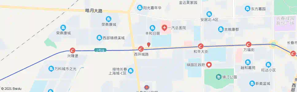 长春城西镇政府_公交站地图_长春公交_妙搜公交查询2025