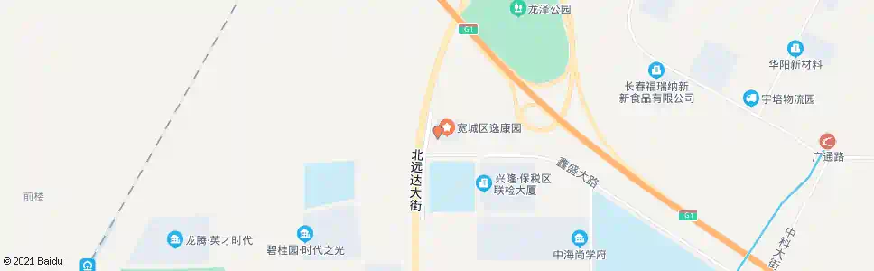 长春逸康苑养老中心_公交站地图_长春公交_妙搜公交查询2025
