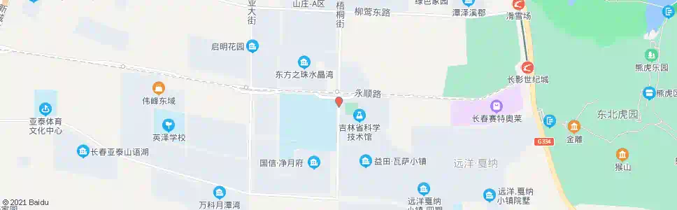 长春瓦萨小镇_公交站地图_长春公交_妙搜公交查询2025