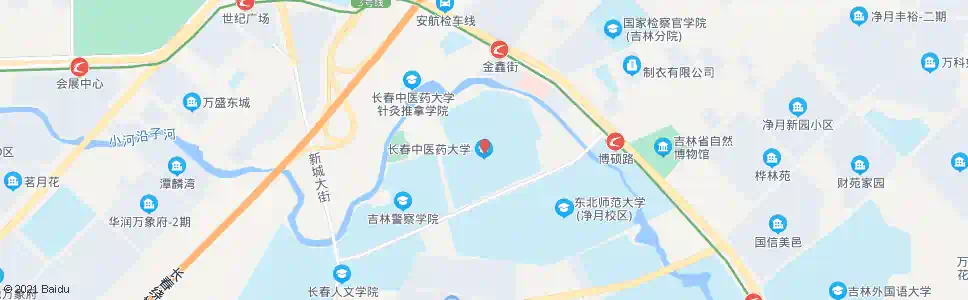 长春中医药大学站_公交站地图_长春公交_妙搜公交查询2025