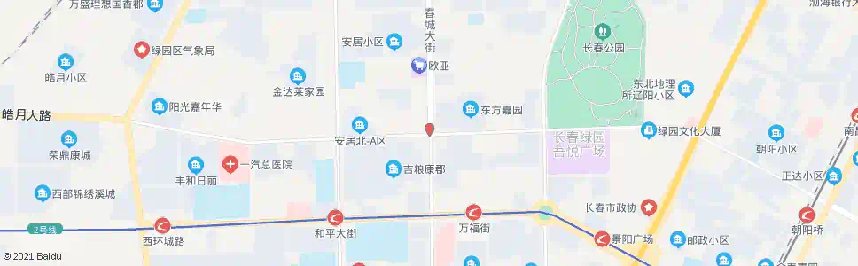 长春春城大街(皓月大路)_公交站地图_长春公交_妙搜公交查询2025