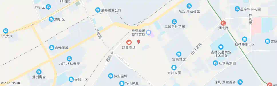 长春欧亚卖场西门_公交站地图_长春公交_妙搜公交查询2025