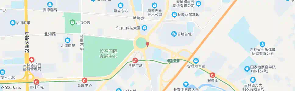 长春世纪广场_公交站地图_长春公交_妙搜公交查询2025