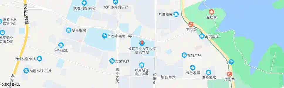 长春工大人文信息学院_公交站地图_长春公交_妙搜公交查询2025