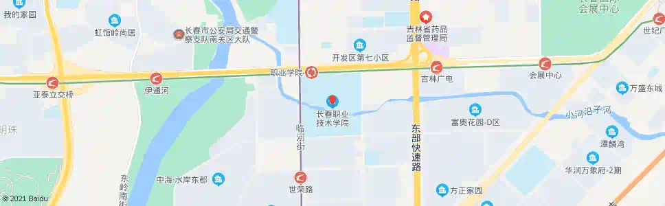 长春长春高新技术职业学校_公交站地图_长春公交_妙搜公交查询2025