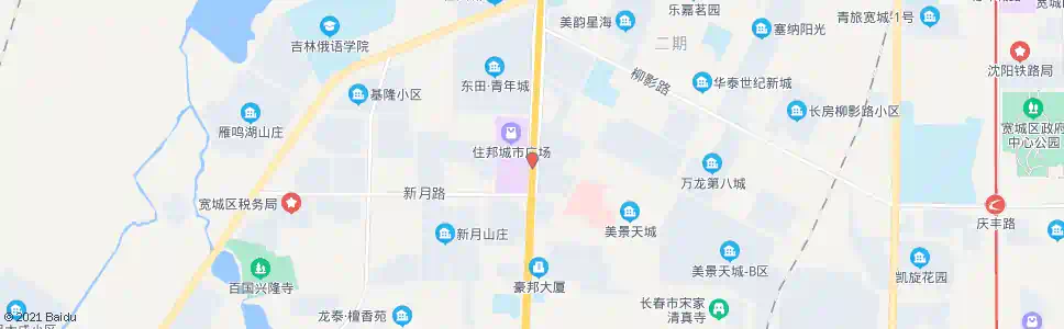 长春新月花园_公交站地图_长春公交_妙搜公交查询2025