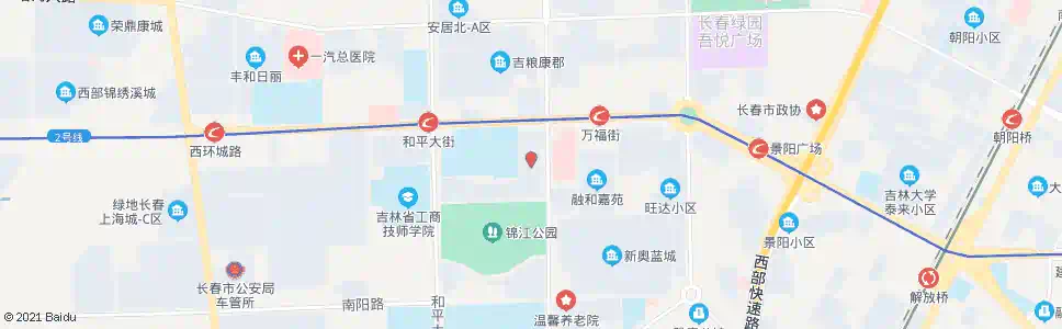 长春锦江花园二期_公交站地图_长春公交_妙搜公交查询2025