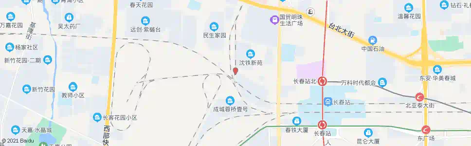 长春铁北二路(东)_公交站地图_长春公交_妙搜公交查询2025