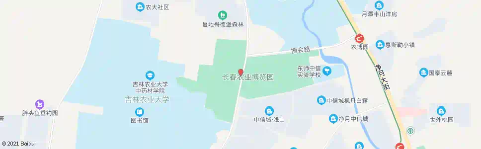 长春农博园23号门_公交站地图_长春公交_妙搜公交查询2025