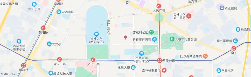 长春东朝阳路_公交站地图_长春公交_妙搜公交查询2025