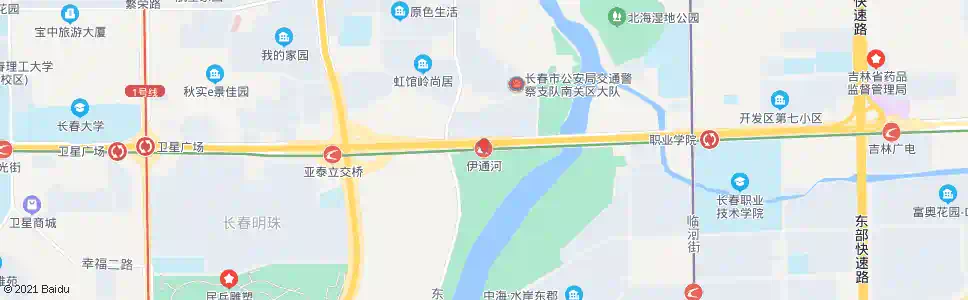 长春伊通河站_公交站地图_长春公交_妙搜公交查询2025
